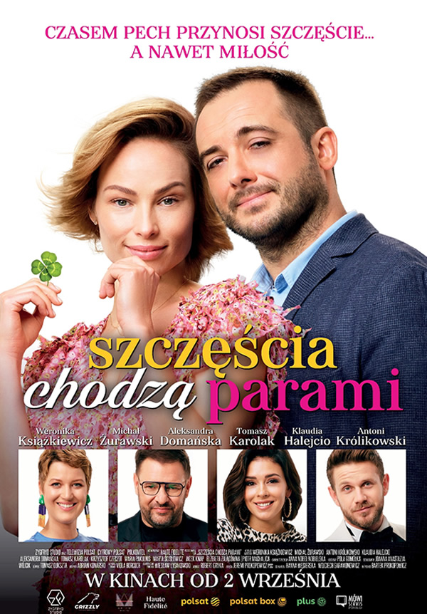 komedia romantyczna Szczęścia chodzą parami - plakat 